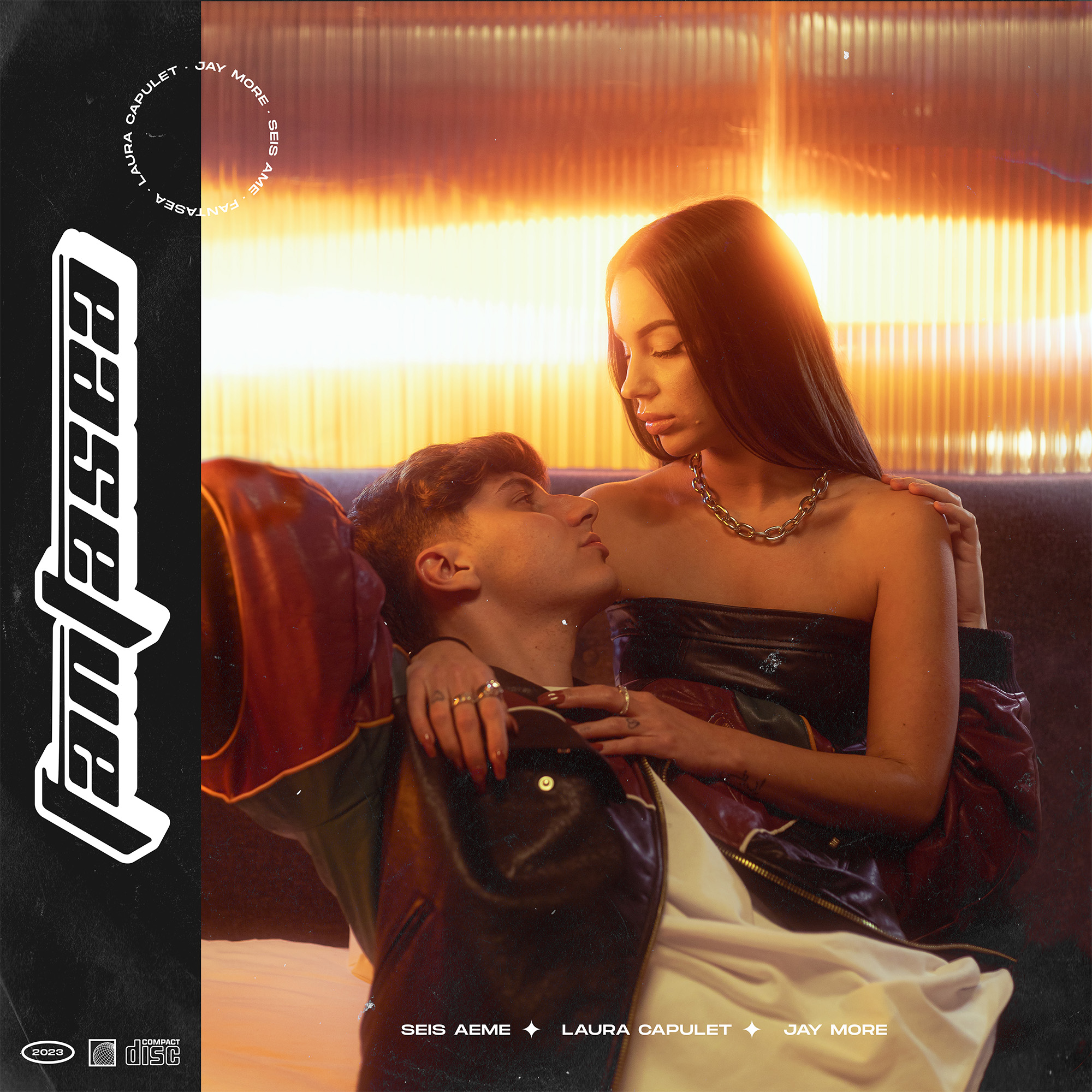 Portada de single: «Fantasea», de Laura Capulet × Jay More. Diseño de Jonathan Alonso (NOIZXIII)